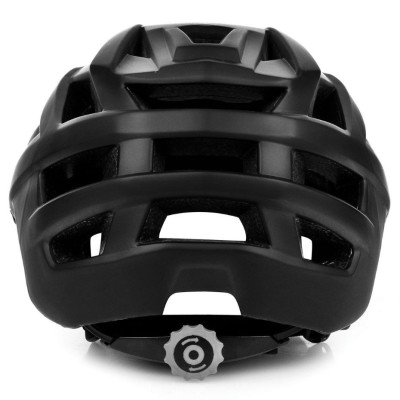 Kask rowerowy Spokey Singletrail 58-61 cm czarno-zielony 928237