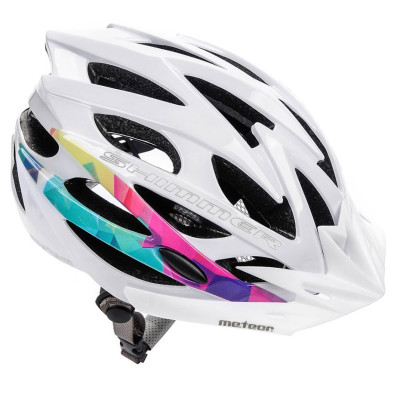 Kask rowerowy Meteor Shimmer S 52-56 cm Out Mold biały 24756