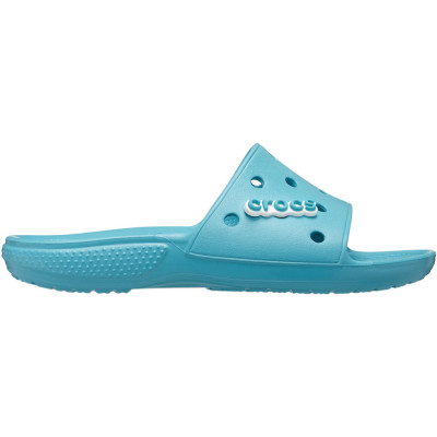 Klapki damskie Crocs Classic Slide turkusowe 206121 4ST