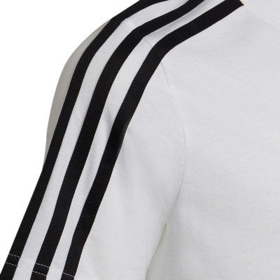 Koszulka dla dzieci adidas Essentials 3-Stripes Tee biała HD5973