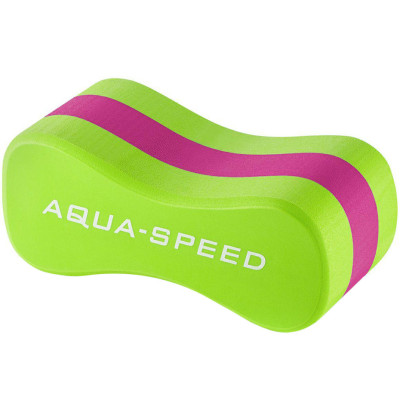 Deska do pływania Aqua-Speed Ósemka "3" Junior zielono-różowa kol. 06