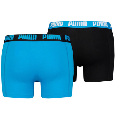 Bokserki męskie Puma Basic Boxer 2P niebieskie, czarne 906823 51