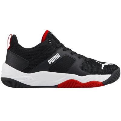 Buty męskie Puma Rebound Future Cage czarno-czerwone 383856 04