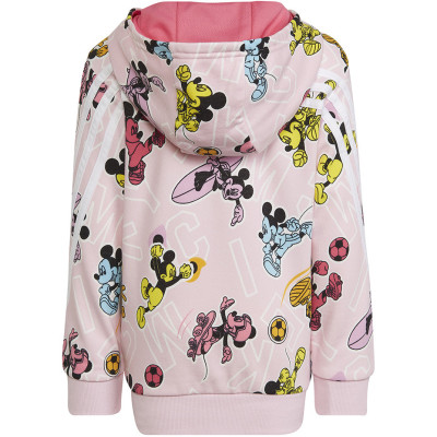 Bluza dla dzieci adidas Disney Mickey Mouse różowa HK6661