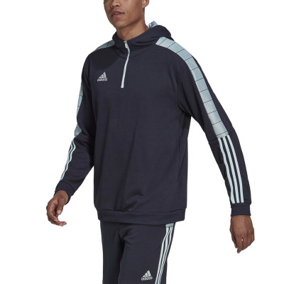 Bluza męska adidas Tiro Hoodie granatowa HC1302