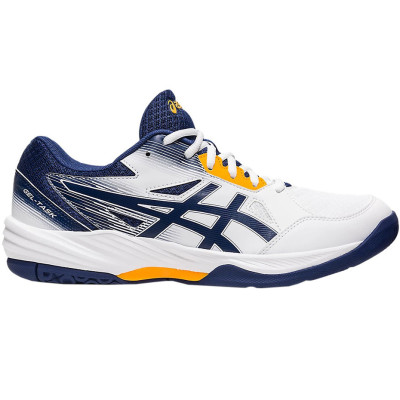 Buty męskie do siatkówki Asics Gel Task 3 biało-granatowe 1071A077 100