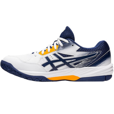 Buty męskie do siatkówki Asics Gel Task 3 biało-granatowe 1071A077 100