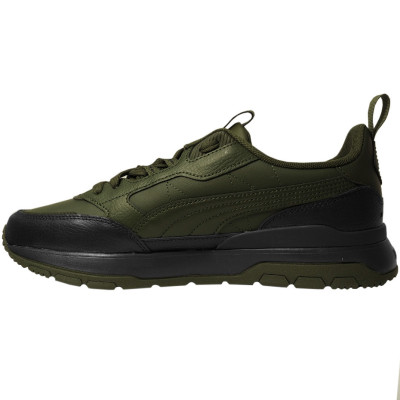 Buty męskie Puma R78 Trek Lth Forest zielono-czarne 383202 03