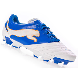 BUTY PUMA POWERCAT 4.12 FG biało-niebieski 102482 01