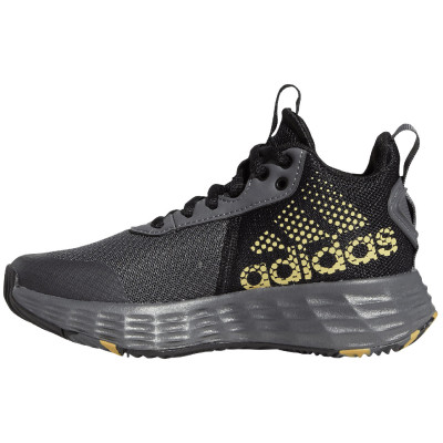 Buty dla dzieci adidas Ownthegame 2.0 czarno-złote GZ3381