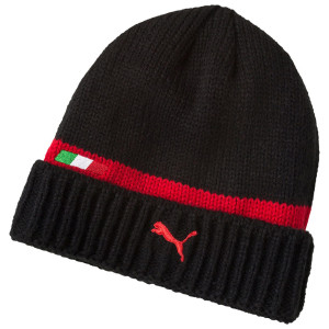 Czapka Puma SF Beanie czarno czerwona 761742 01