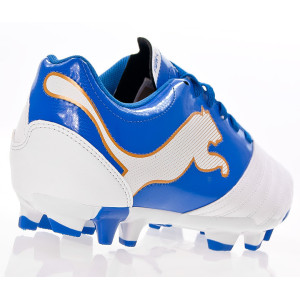 BUTY PUMA POWERCAT 4.12 FG biało-niebieski 102482 01