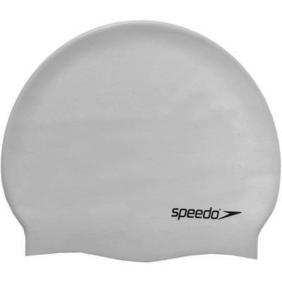 Czepek Speedo Plain Flat srebrny