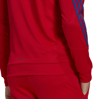 Dres męski adidas Slim Zipped czerwony HK4468