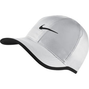 CZAPKA Z DASZKIEM NIKE FEATHERLIGHT CAP biała /679421 100