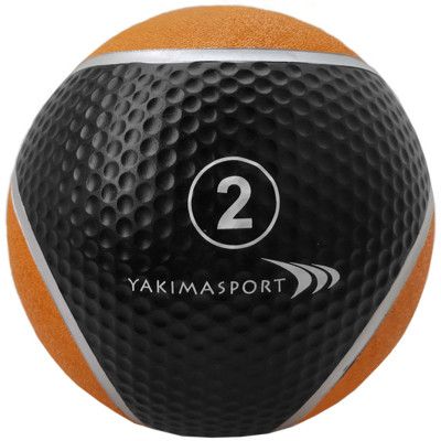 Piłka lekarska Yakima Sport 2 kg czarno-pomarańczowa 100309