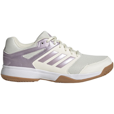 Buty damskie adidas Speedcourt beżowo-fioletowe GX3766