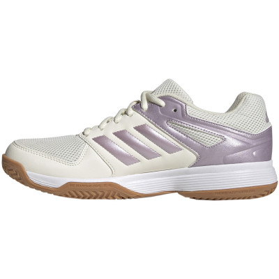 Buty damskie adidas Speedcourt beżowo-fioletowe GX3766